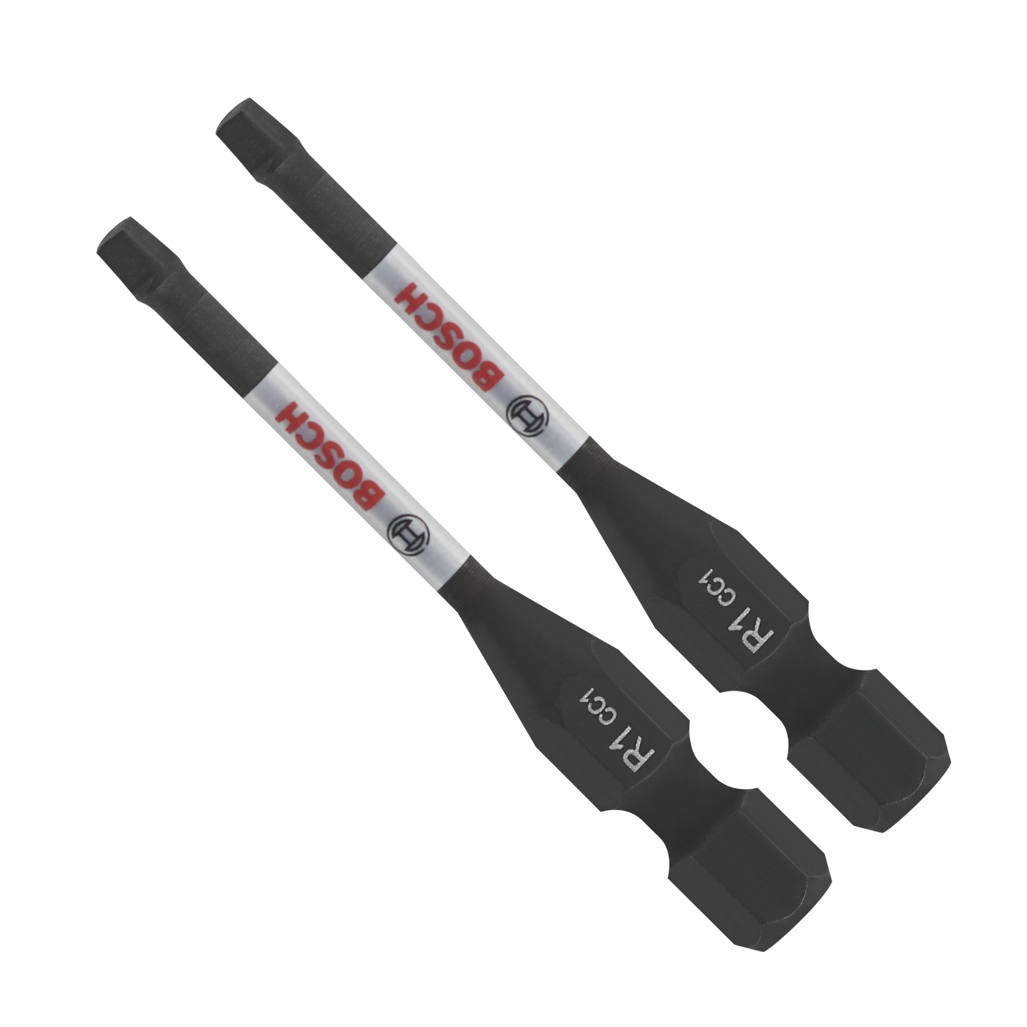 Bosch Driven Impact Square Insert Bits — 2in., #1, 2-Piece, Model# ITDSQ1202